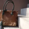 Cowhide Tote handbag