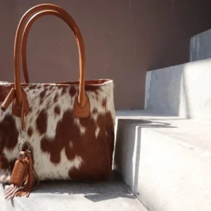 Cowhide Tote handbag