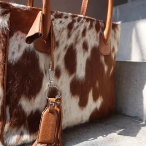 Cowhide Fine Tote Bag – Stylish Large Handbag for Women