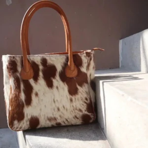 Cowhide Fine Tote Bag – Stylish Large Handbag for Women