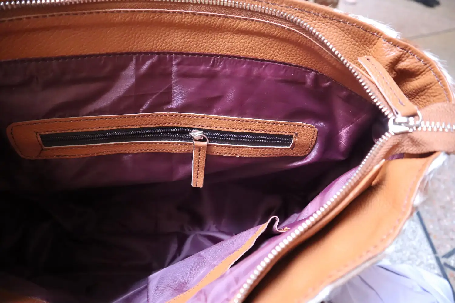 Cowhide Tote handbag