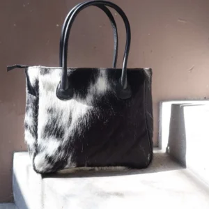 Cowhide Fine Tote Bag – Stylish Large Handbag for Women