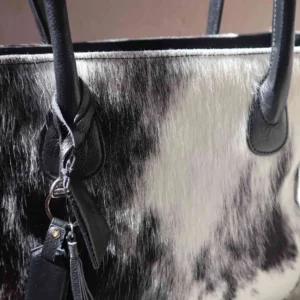 Cowhide Fine Tote Bag – Stylish Large Handbag for Women