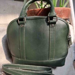 Classic Cowhide Tote Bag - Women Top Handle Handbag & Should Bag