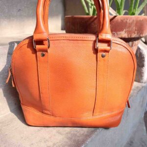 Classic Cowhide Tote Bag - Women Top Handle Handbag & Should Bag