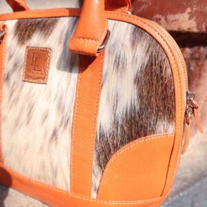 Classic Cowhide Tote Bag - Women Top Handle Handbag & Should Bag