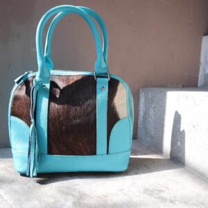 cowhide ladies purse woman tote western