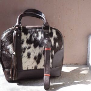 cowhide ladies purse woman tote western