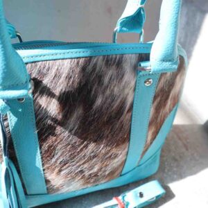 Classic Cowhide Tote Bag - Women Top Handle Handbag