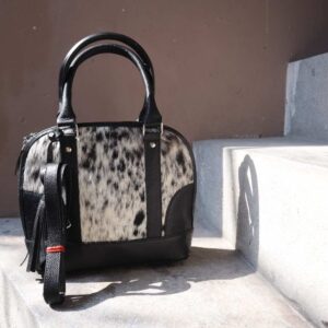 cowhide ladies purse woman tote western