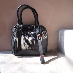 cowhide ladies purse woman tote western