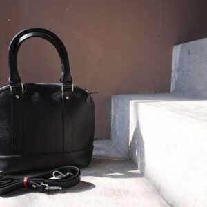 Classic Cowhide Tote Bag - Women Top Handle Handbag & Should Bag