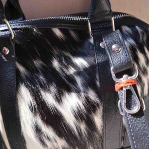 Classic Cowhide Tote Bag - Women Top Handle Handbag