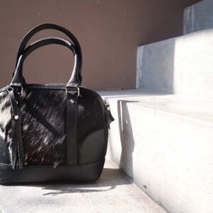 cowhide ladies purse woman tote western