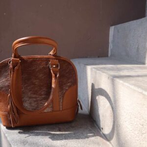 cowhide ladies purse woman tote western