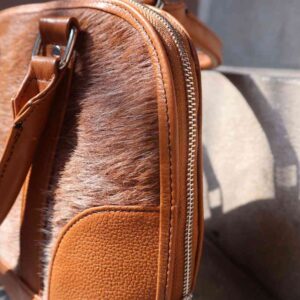 Classic Cowhide Tote Bag - Women Top Handle Handbag & Should Bag