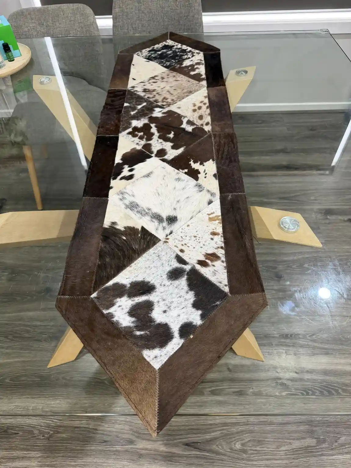 patchwork table runner for table top