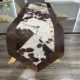 Patchwork Cowhide Table Runner – Handmade Dining Table Decor Western Design - Brown
