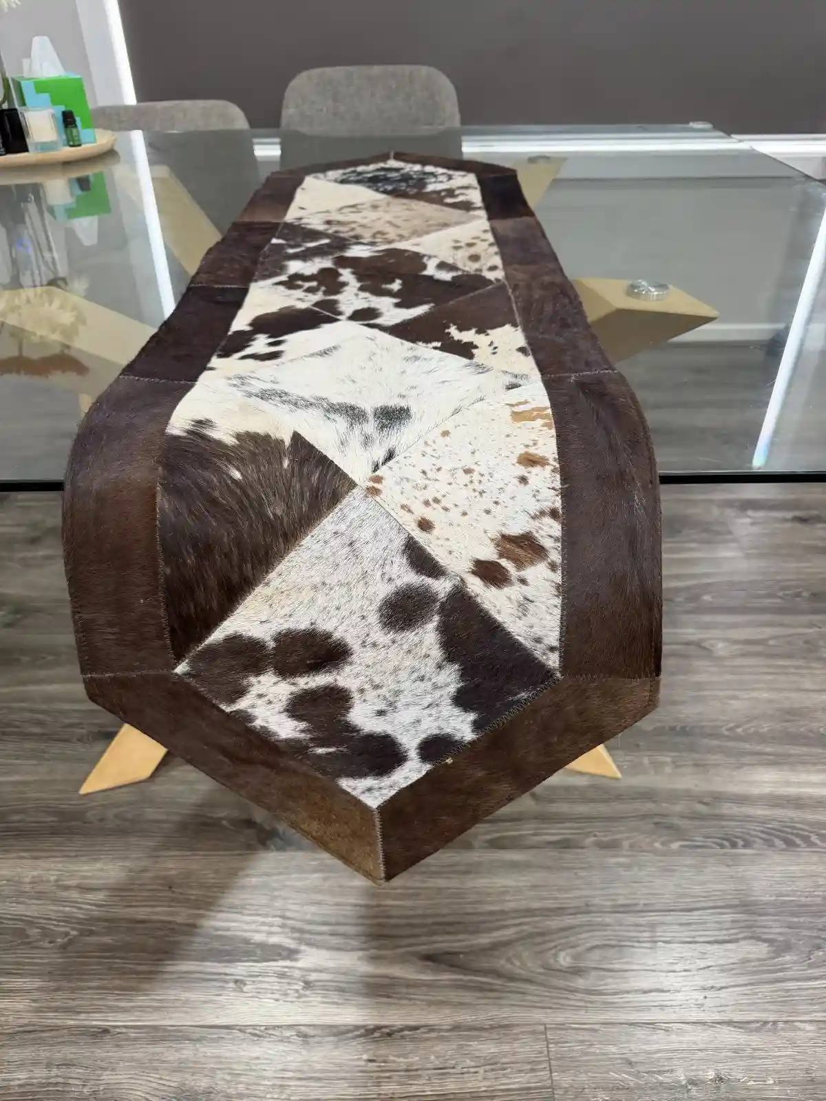 patchwork table runner for table top