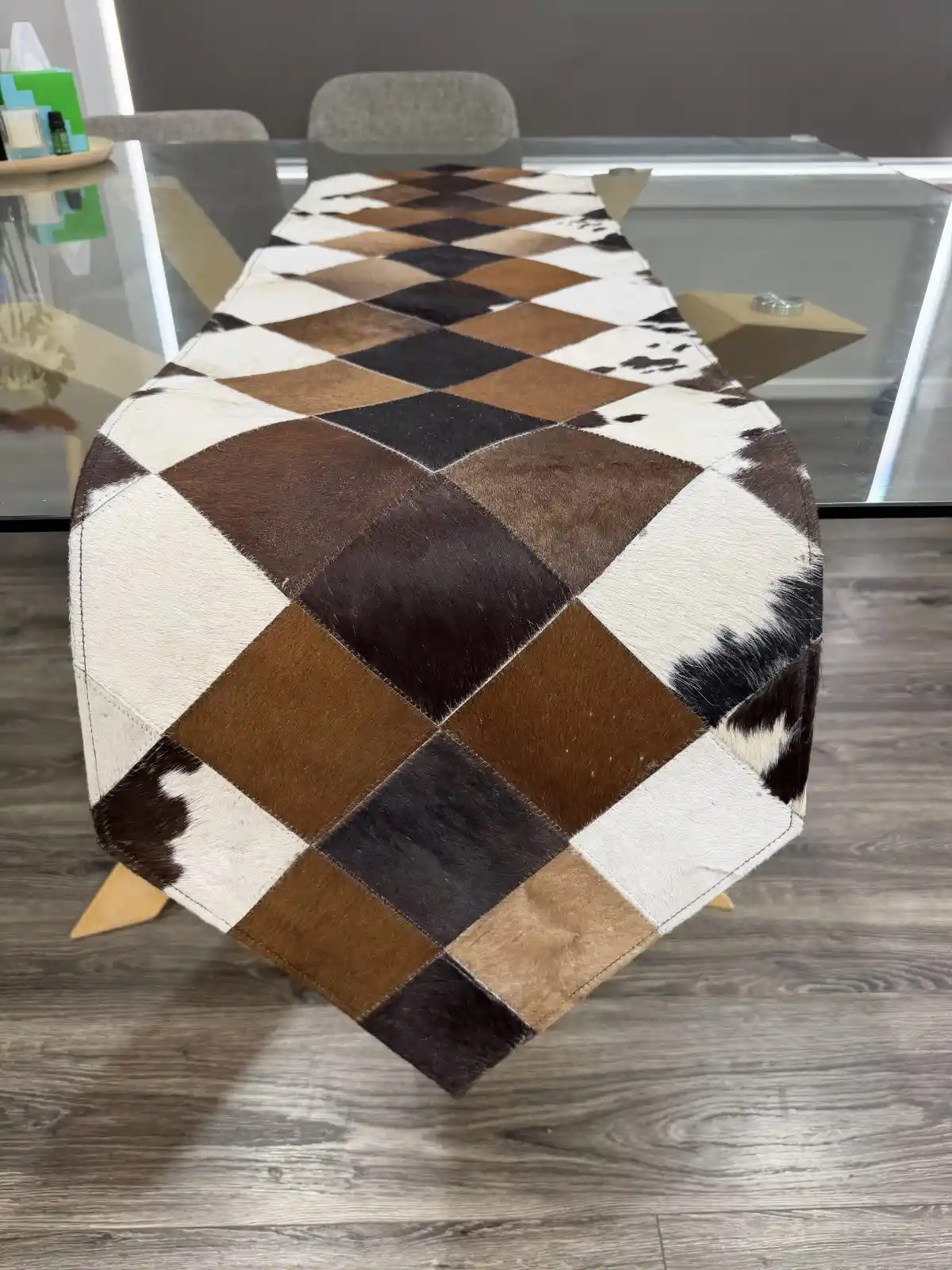 patchwork table runner for table top