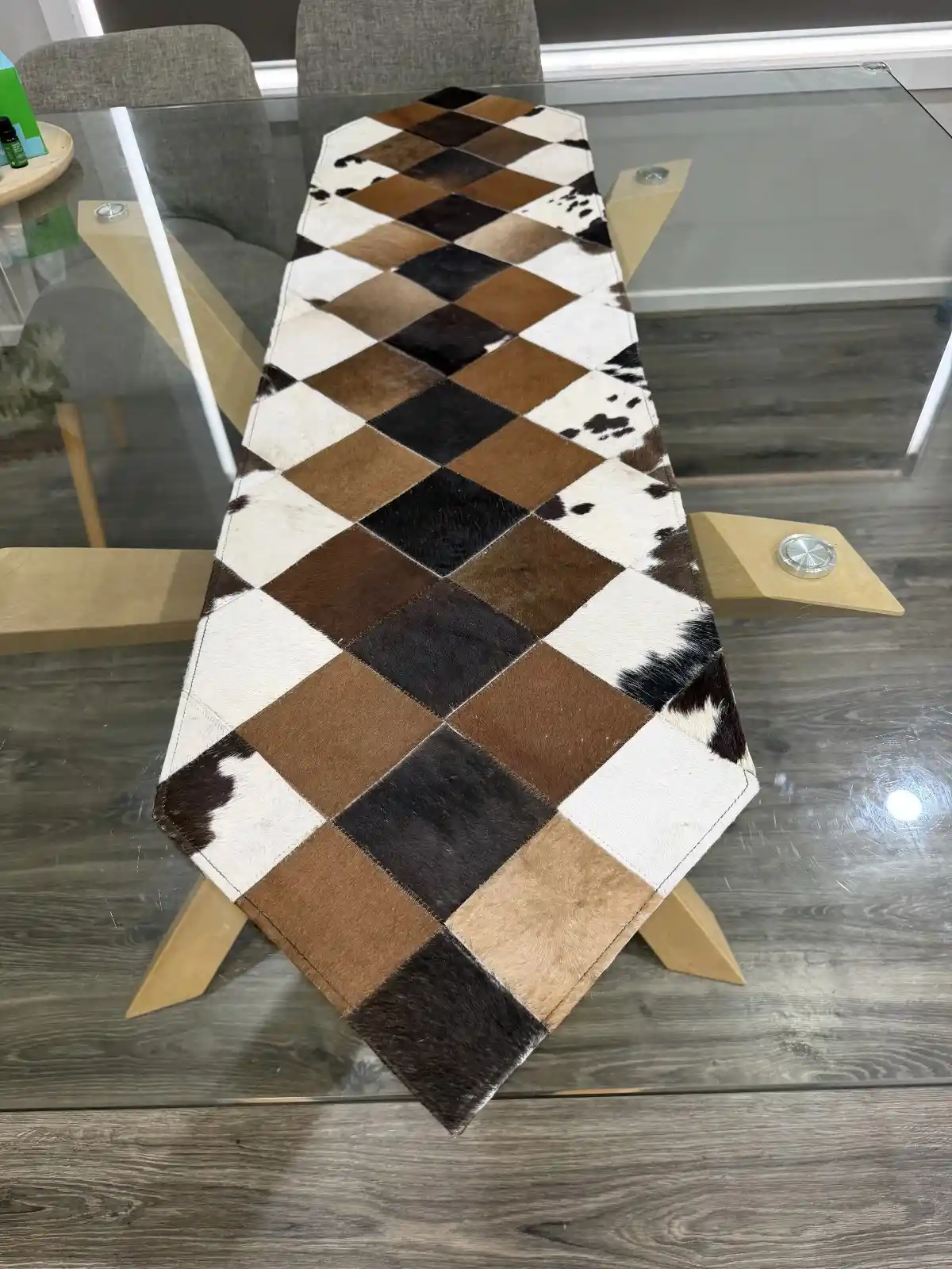 patchwork table runner for table top