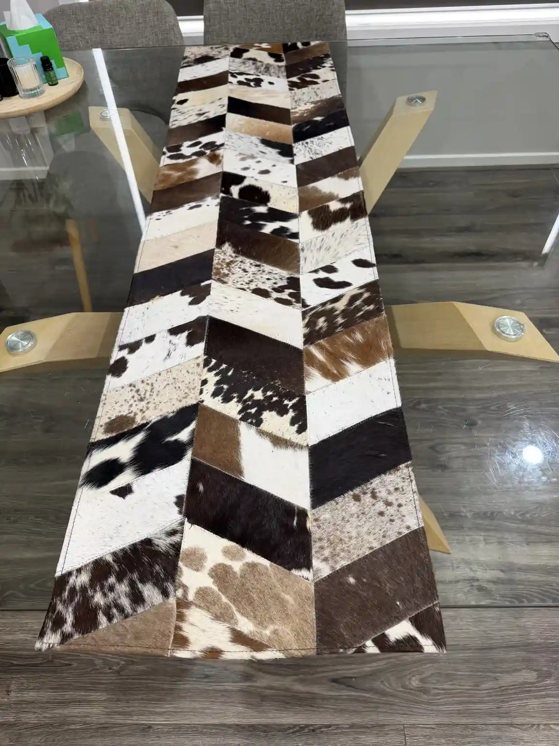 patchwork table runner for table top