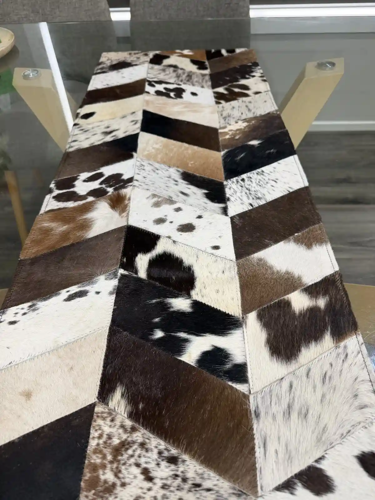 patchwork table runner for table top