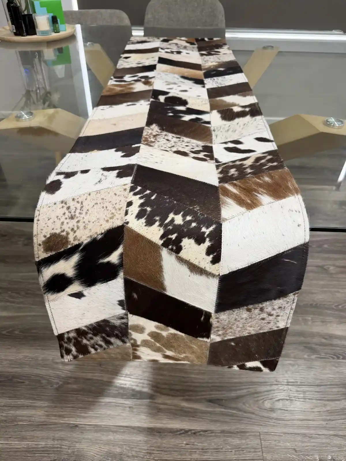 patchwork table runner for table top