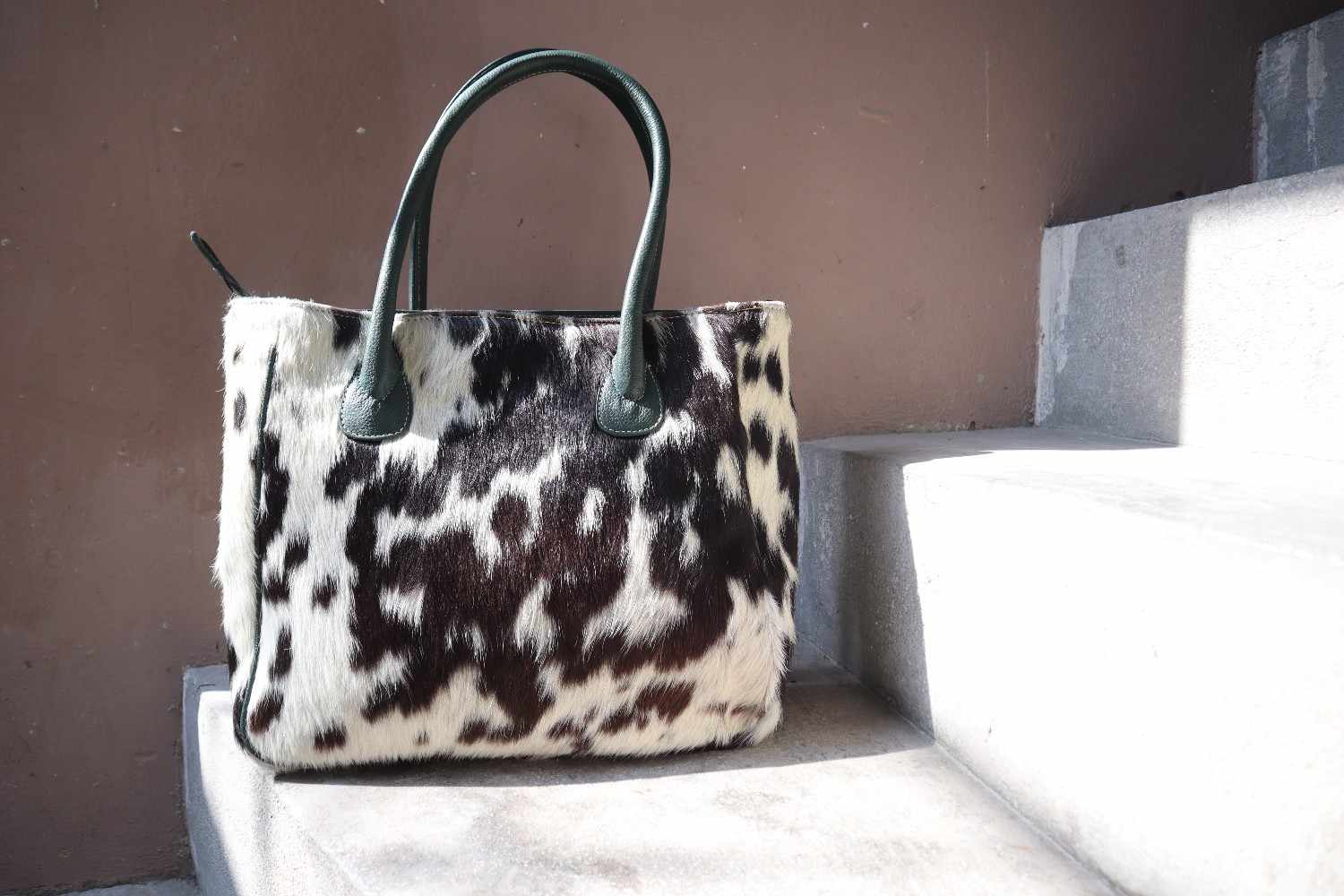 Cowhide Tote handbag