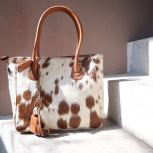 Cowhide Tote handbag