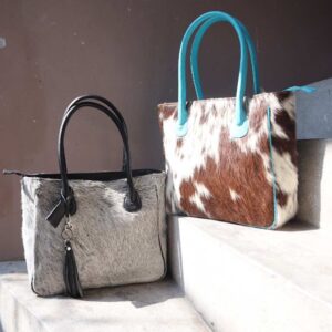 Cowhide Fine Tote Bag – Stylish Large Handbag for Women