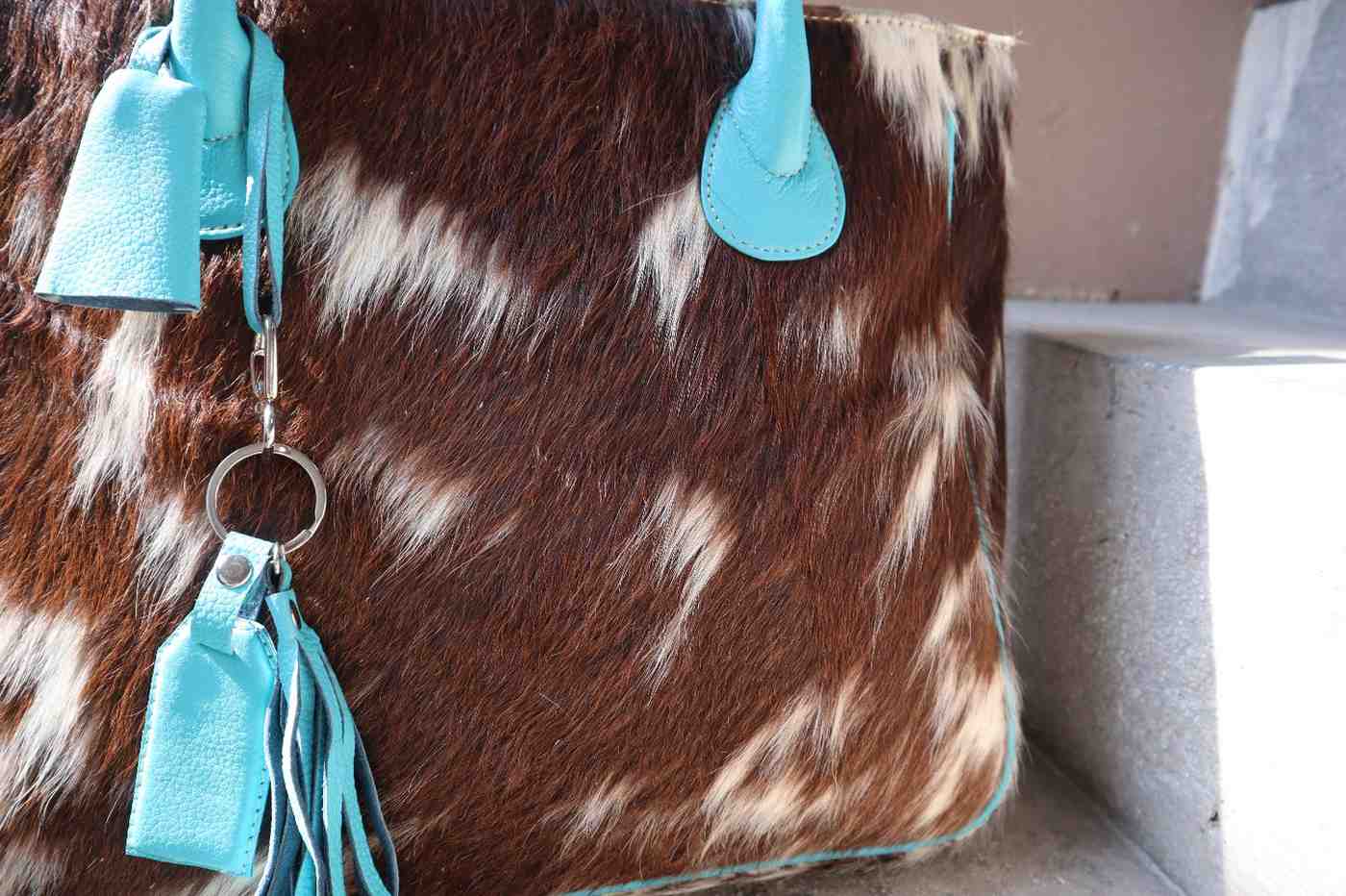Cowhide Tote handbag
