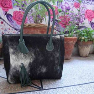 Cowhide Tote handbag
