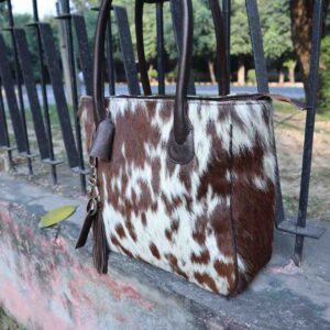Cowhide Fine Tote Bag – Stylish Large Handbag for Women