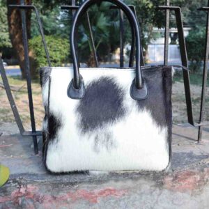 Cowhide Fine Tote Bag – Stylish Large Handbag for Women
