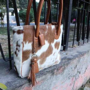 Cowhide Fine Tote Bag – Stylish Large Handbag for Women