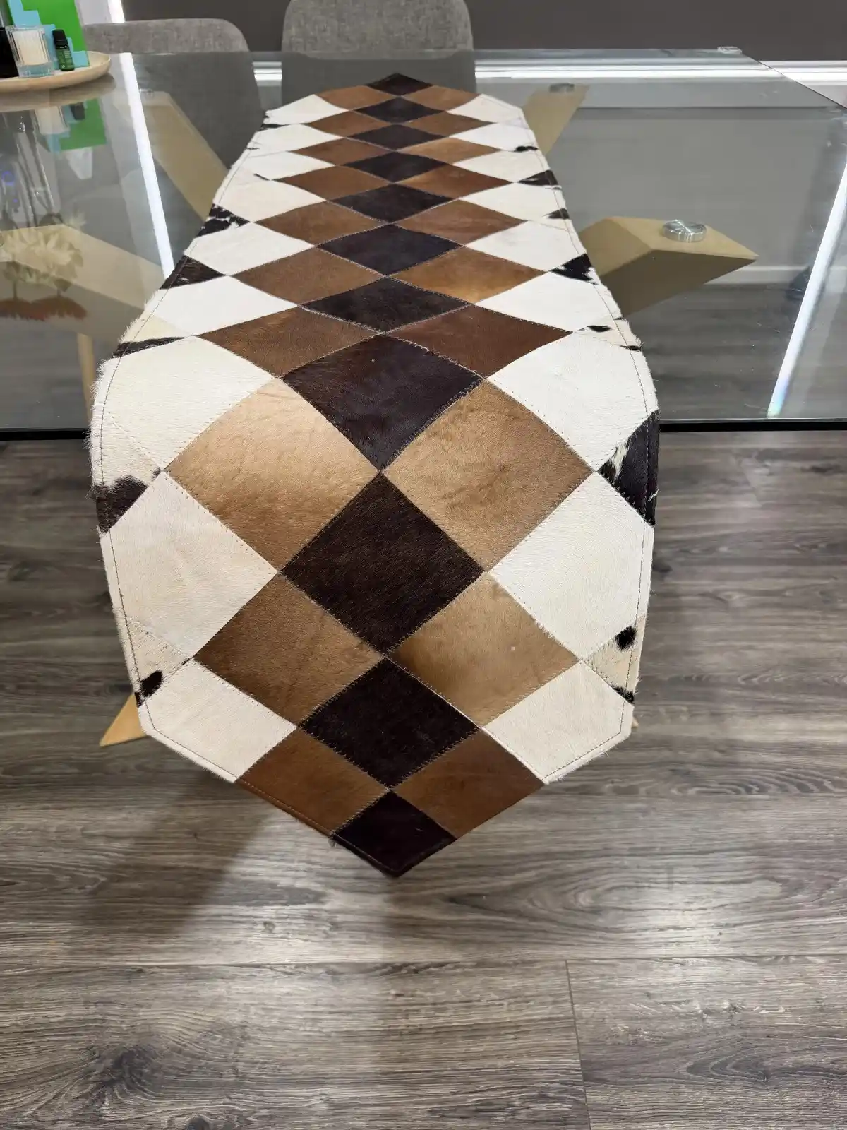 patchwork table runner for table top