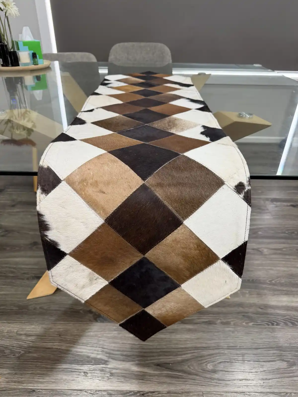 patchwork table runner for table top