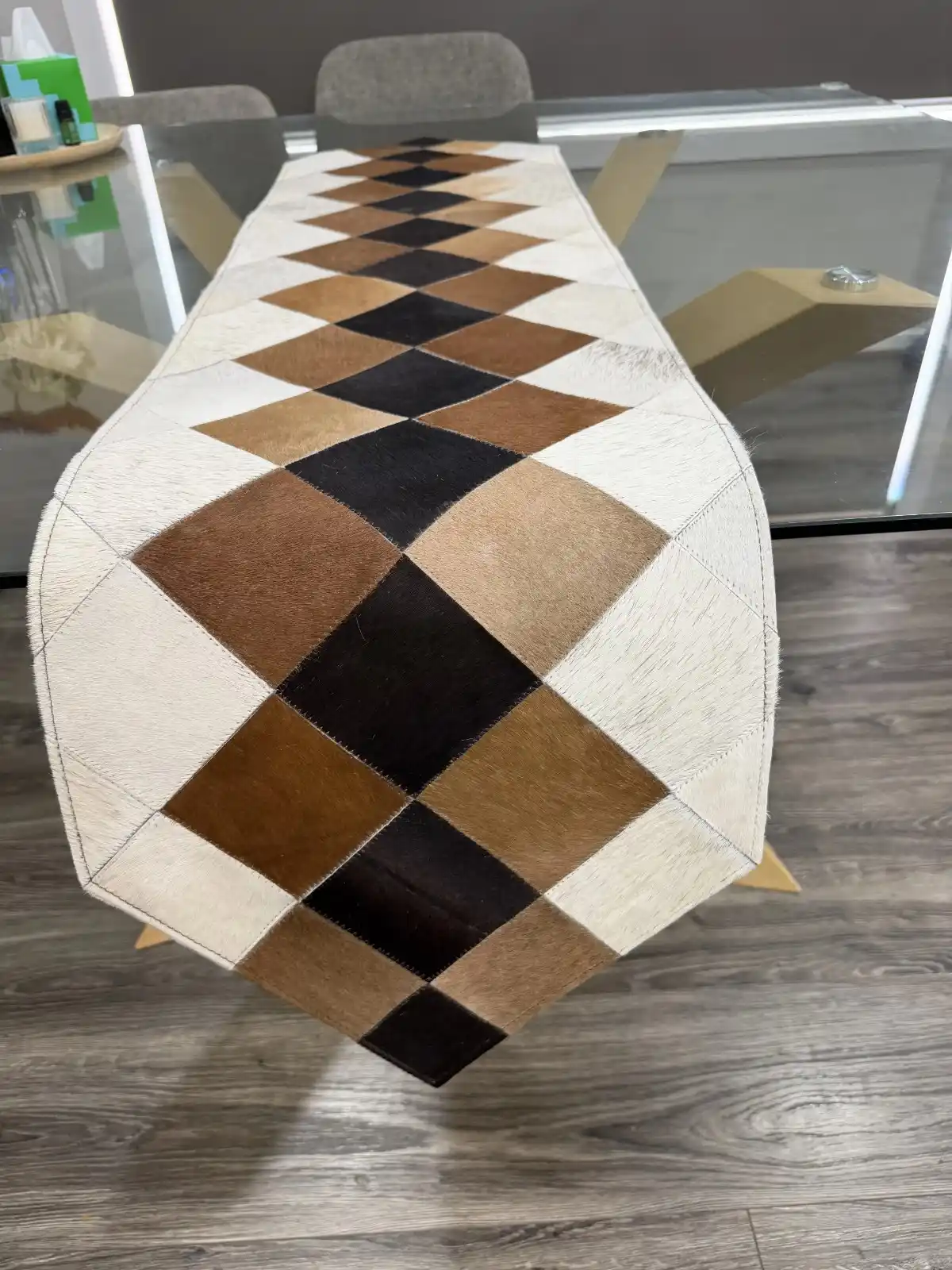 patchwork table runner for table top