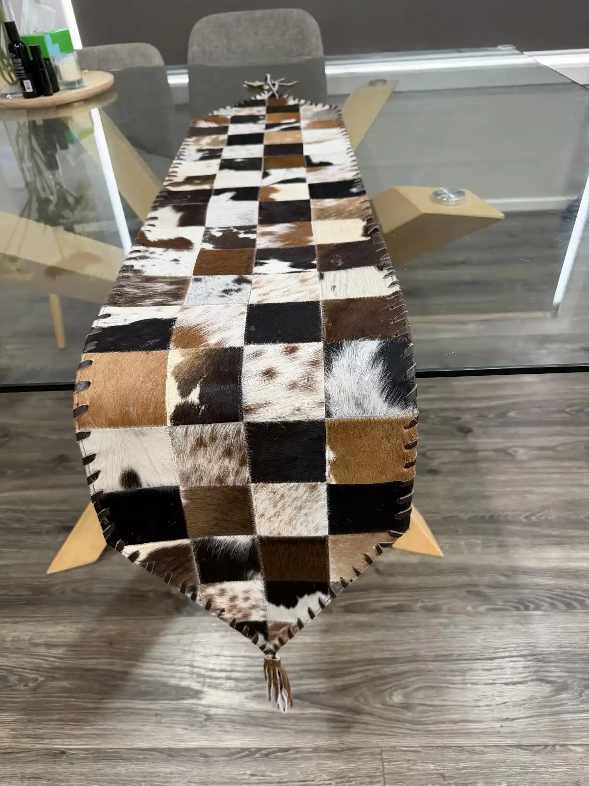 patchwork table runner for table top
