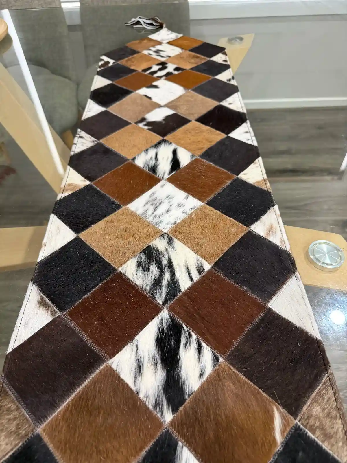 patchwork table runner for table top