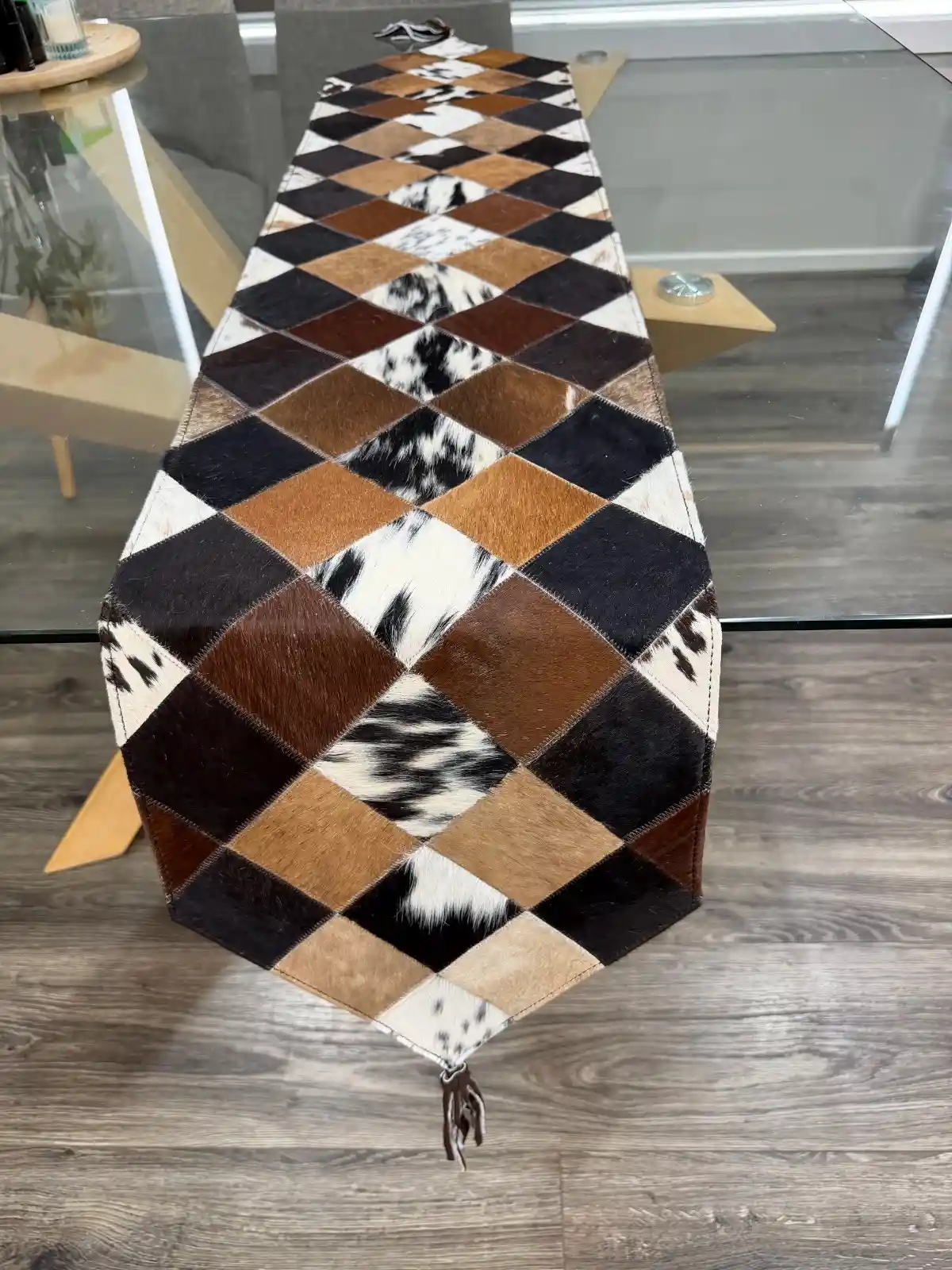 patchwork table runner for table top