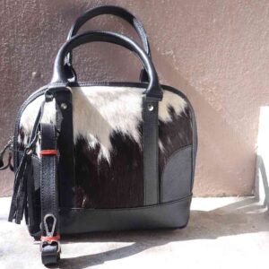 cowhide ladies purse woman tote western
