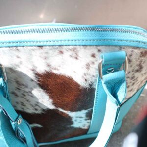 Classic Cowhide Tote Bag - Women Top Handle Handbag