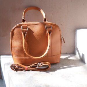 Classic Cowhide Tote Bag - Women Top Handle Handbag