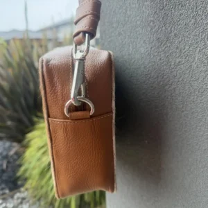 Cowhide Box-Style Crossbody Bag – Structured, Stylish & Timeless