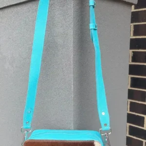 Cowhide Box Purse Crossbody Bag – Structured, Stylish