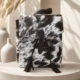 Cowhide LV Backpack TT – Convertible Genuine Cowhide Backpack - Black Speckled