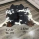 Natural Cowhide Rugs – Premium Cowhide Rug for Bedroom & Living Room - Dark Brown Tricolor