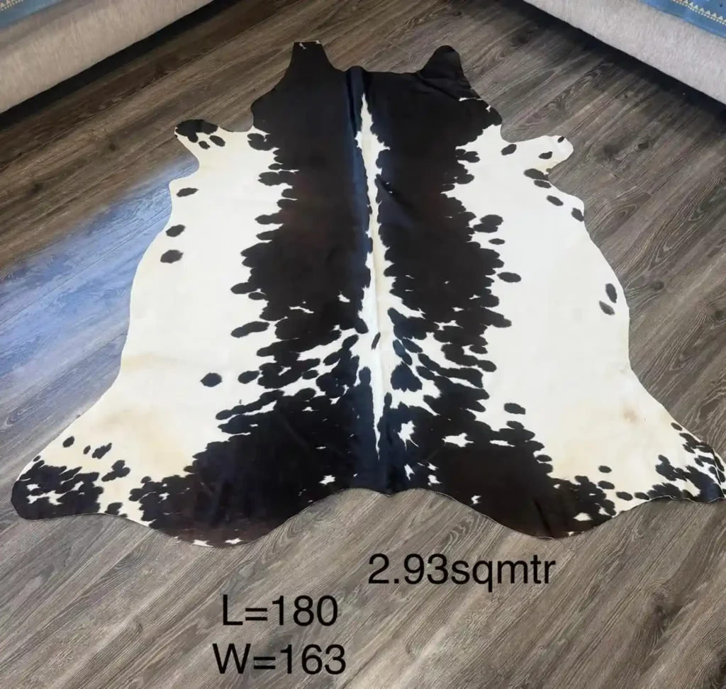 Natural Cowhide Rugs – Premium Cowhide Rug for Bedroom & Living Room